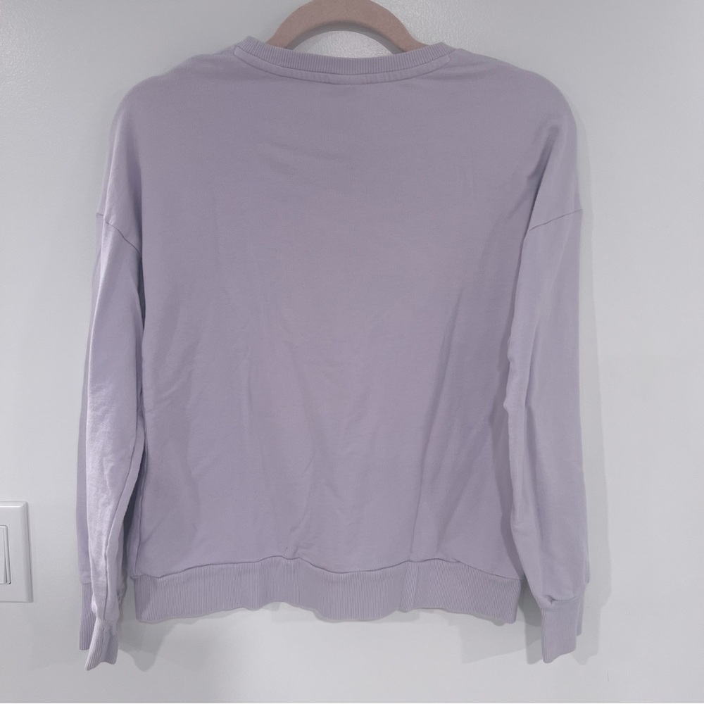 F&F Flip Sequin Lavender Sweatshirt Girls Sz 16 - Picture 3 of 9